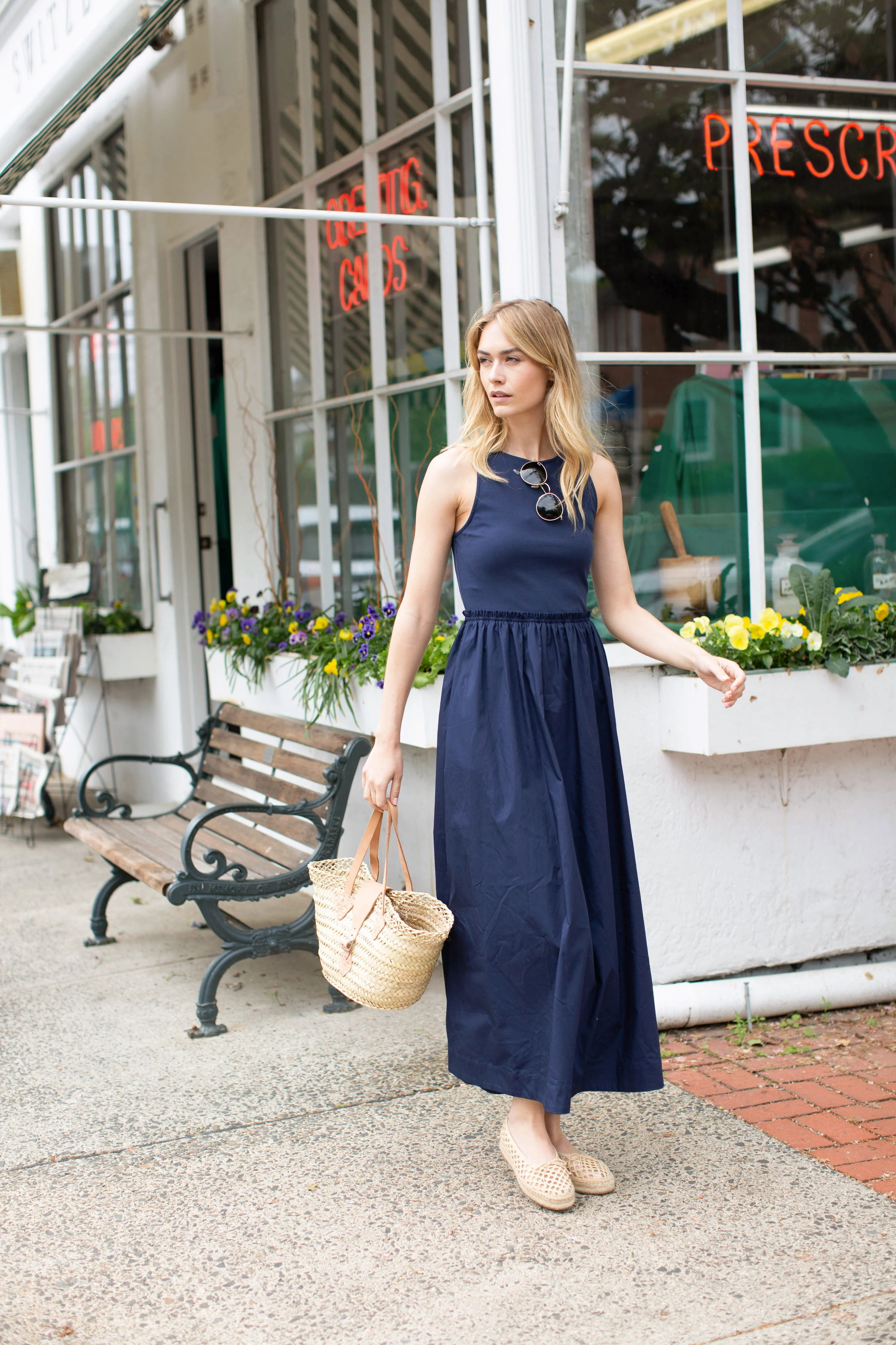 Mixi Dress - Navy | Marea