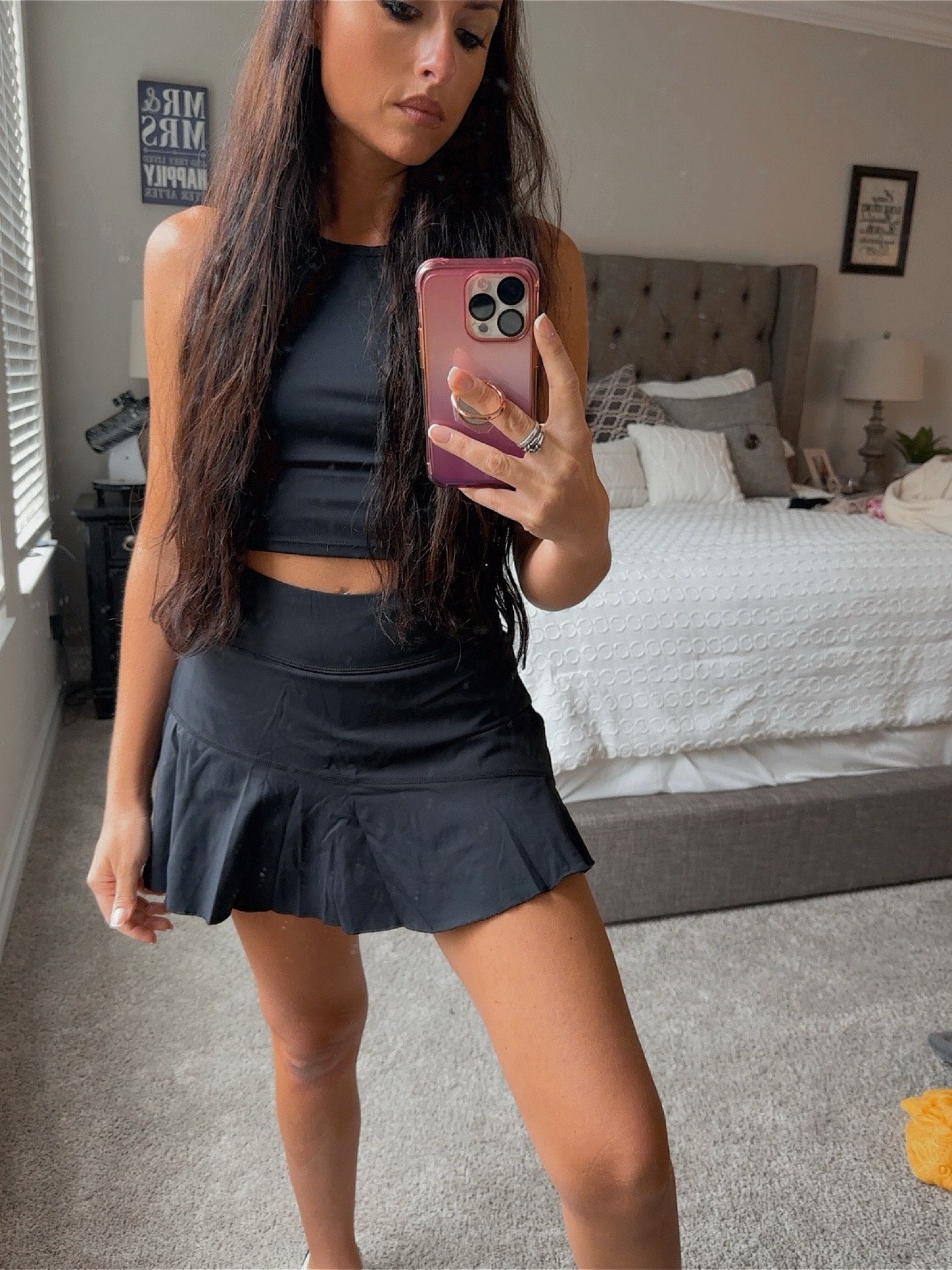 Amazon 2 piece athleisure set 
Top & skort wearing a small 

Athletic shorts
Christinegerace_ 🤍🤍

#LTKActive #LTKStyleTip #LTKFindsUnder50