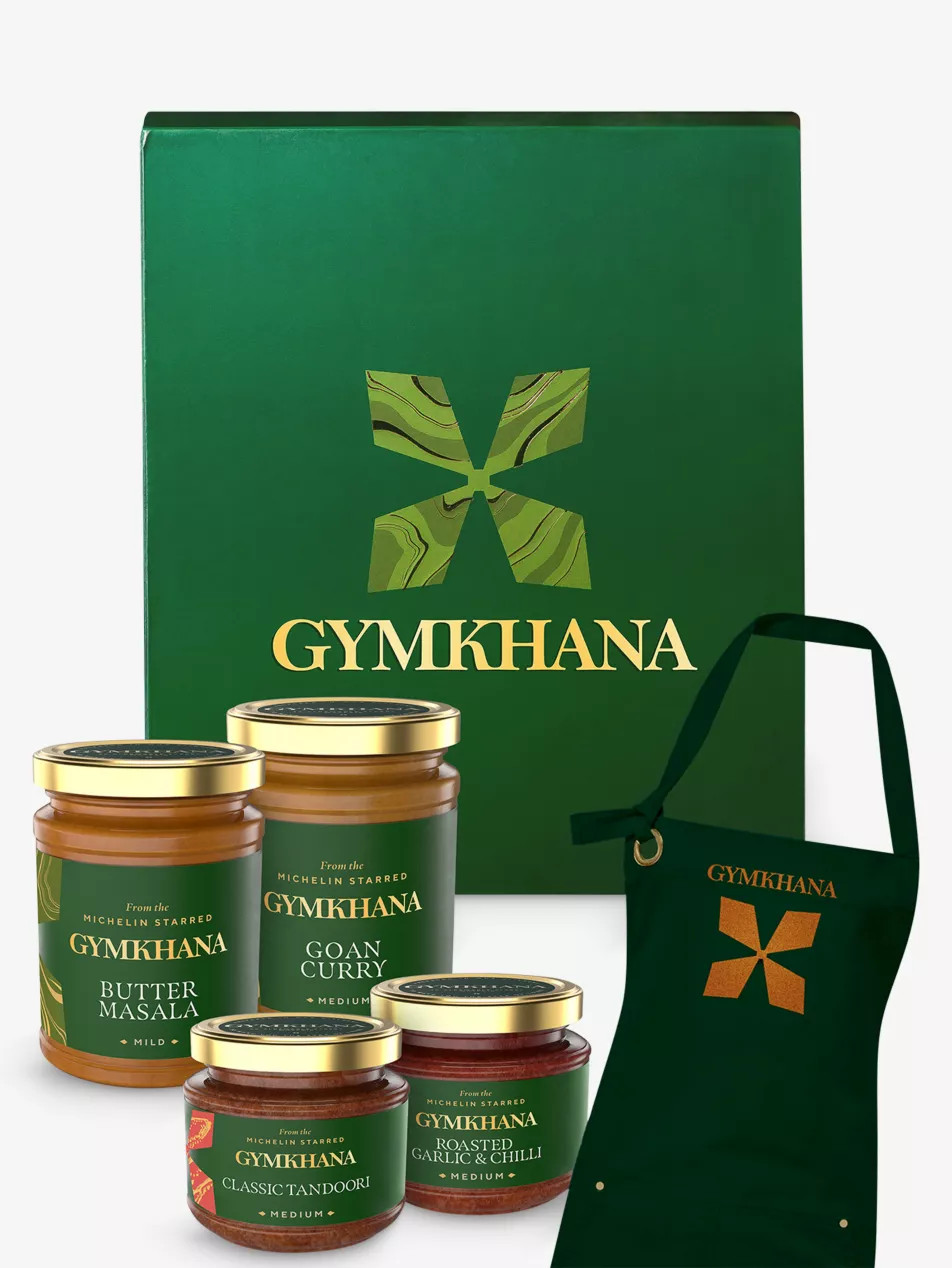Curry sauce, marinade and apron gift set | Selfridges