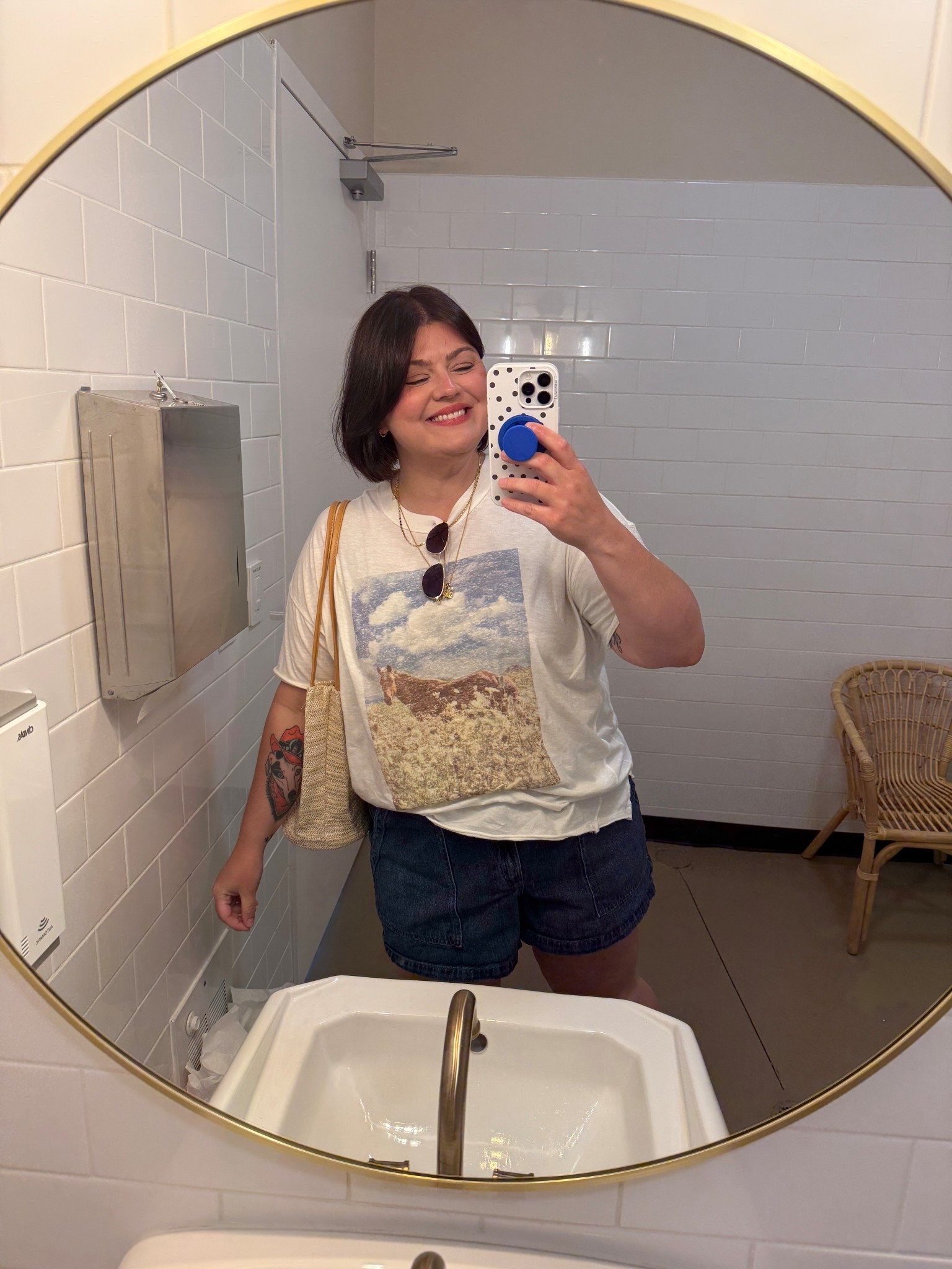 COMFY Sunday ootd! 

I'm wearing an XL in the t shirt and the shorts! 

#LTKMidsize #LTKSeasonal #LTKPlusSize