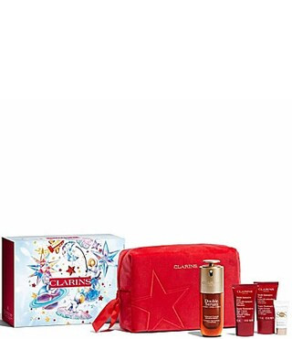 Clarins Double Serum and Super Restorative Anti-Aging Skincare Set | Dillard's