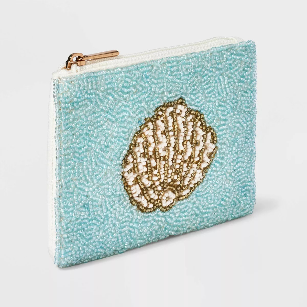 Beaded Seashell Zip Pouch - A New Day™ | Target