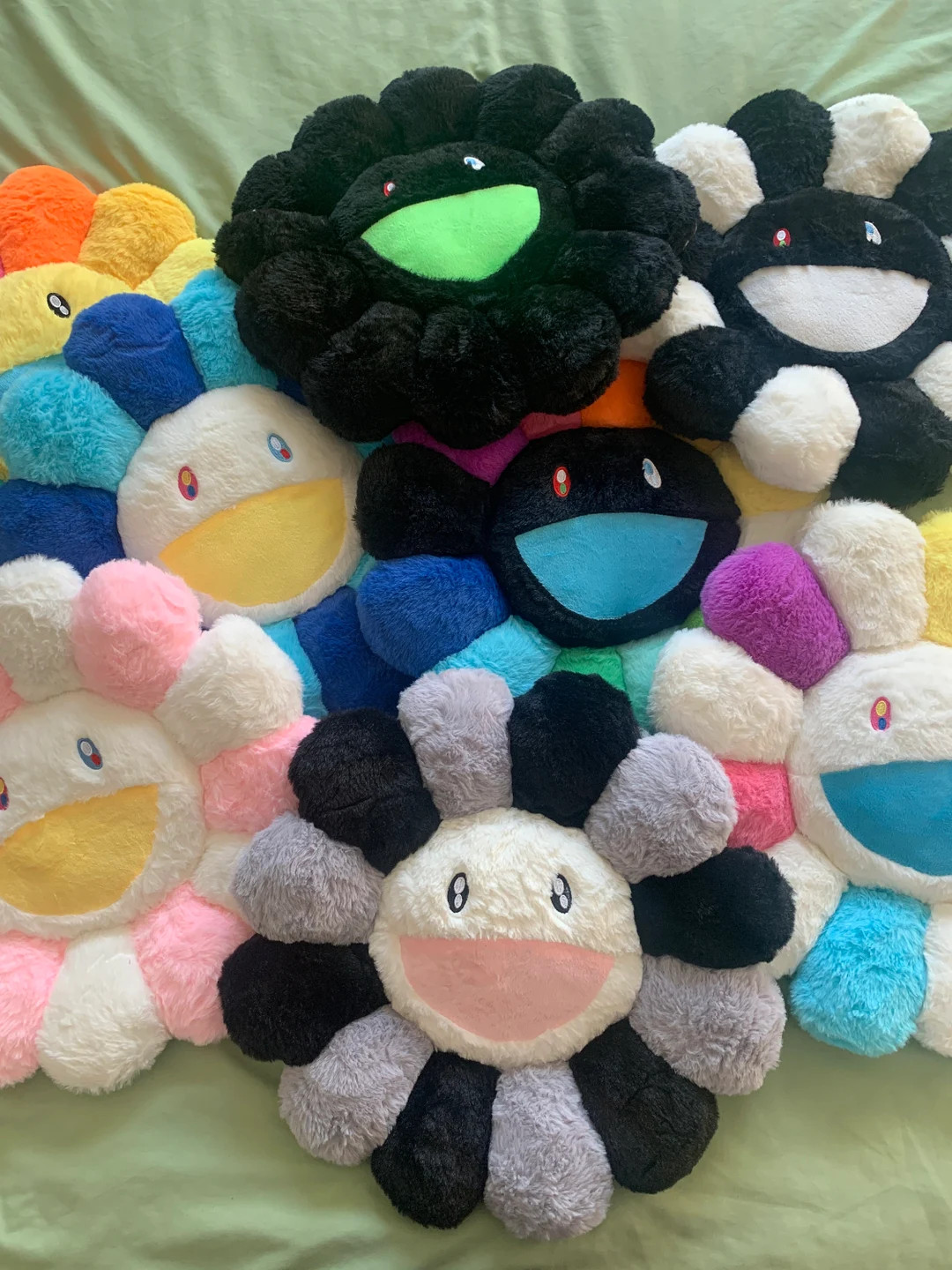 Flower Pillow Custom Pillow Takashi Murakami Flower - Etsy | Etsy (US)