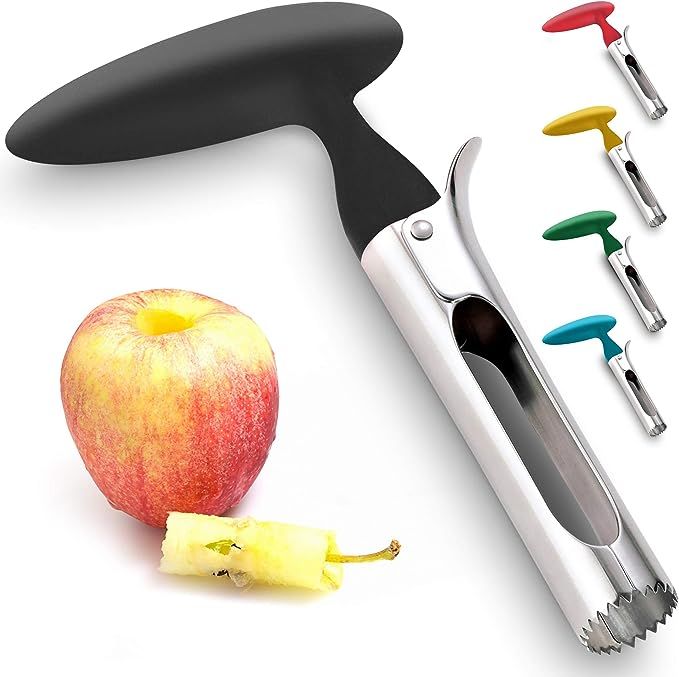 Zulay Premium Apple Corer - Easy to Use Durable Apple Corer Remover for Pears, Bell Peppers, Fuji... | Amazon (US)