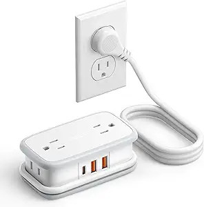 NTONPOWER 20W Travel Power Strip, Travel Essentials Cruise Approved Power Strip Non Surge Protect... | Amazon (US)