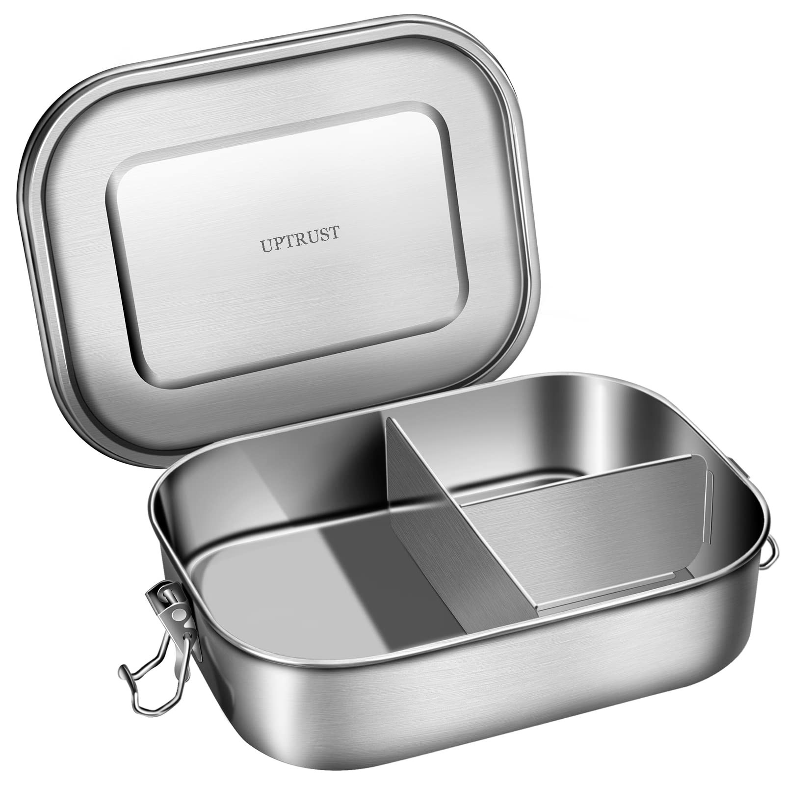 UPTRUST Leak Proof Stainless Steel Bento Lunch Container, (47OZ/1400ML) Metal Bento Lunch Box for... | Amazon (US)
