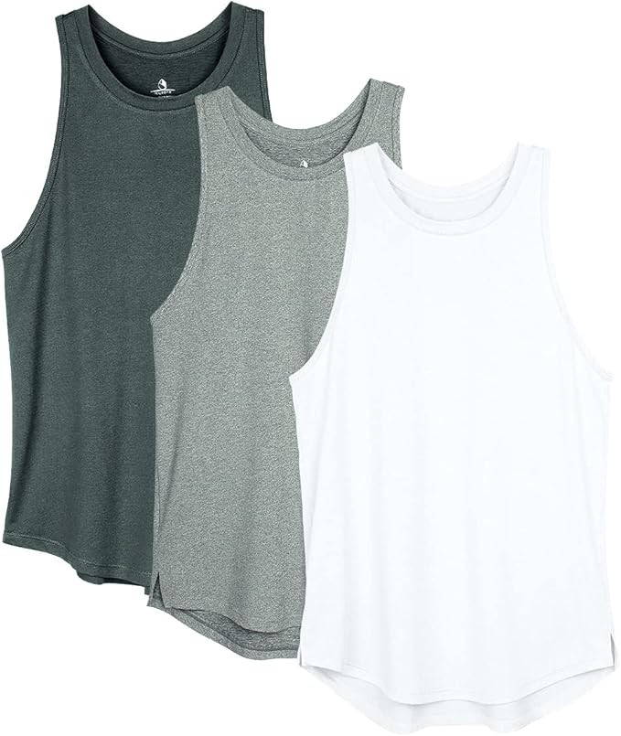 icyzone Women's Racerback Workout Tank Tops - Athletic Yoga Tops, Running Exercise Gym Shirts (Pa... | Amazon (US)