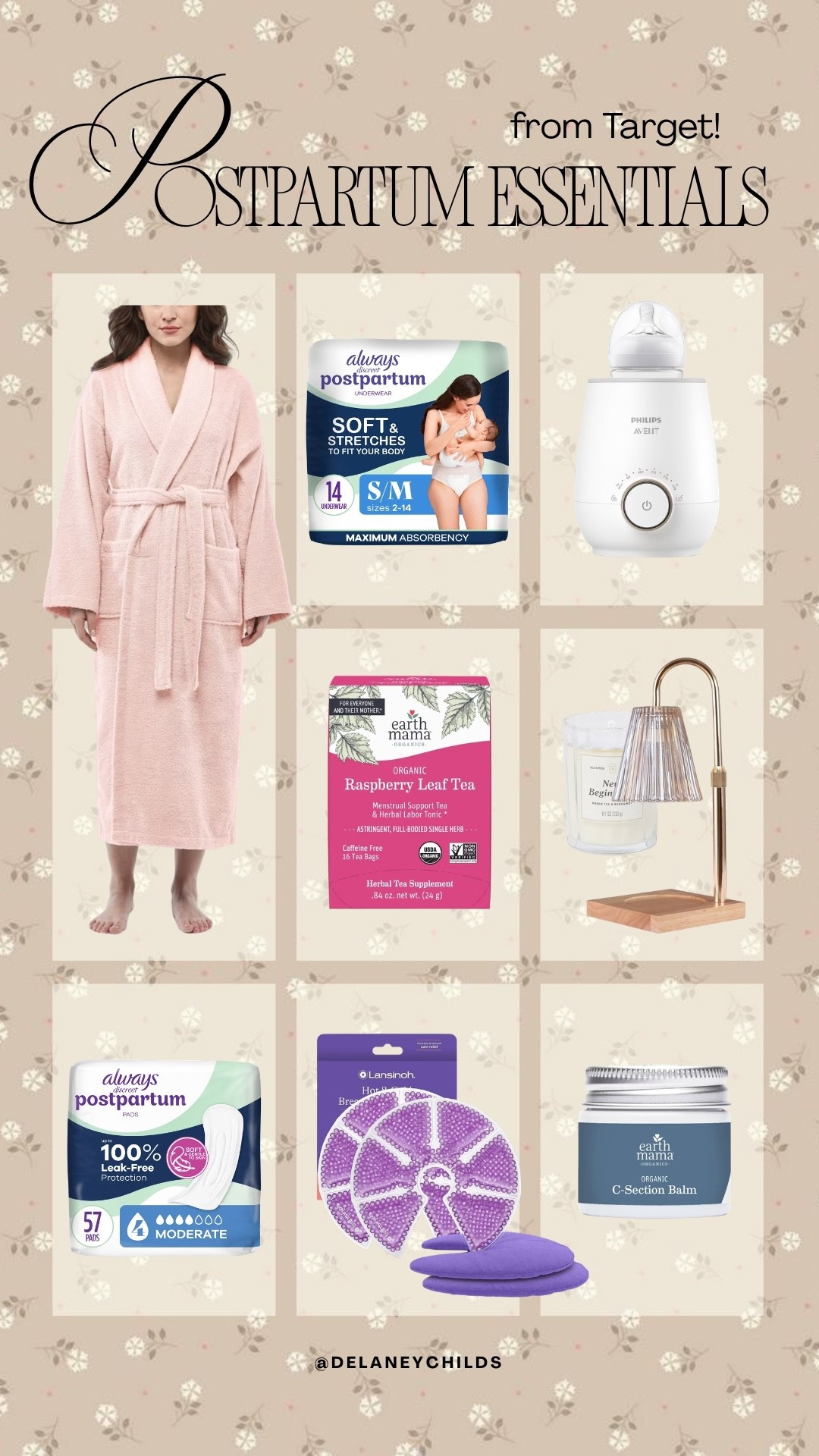 Target Postpartum Essentials! @alwaysdiscreet @Target #ad #TargetPartner #AlwaysDiscreet_Partner

#LTKBaby #LTKBump #LTKmomlife
