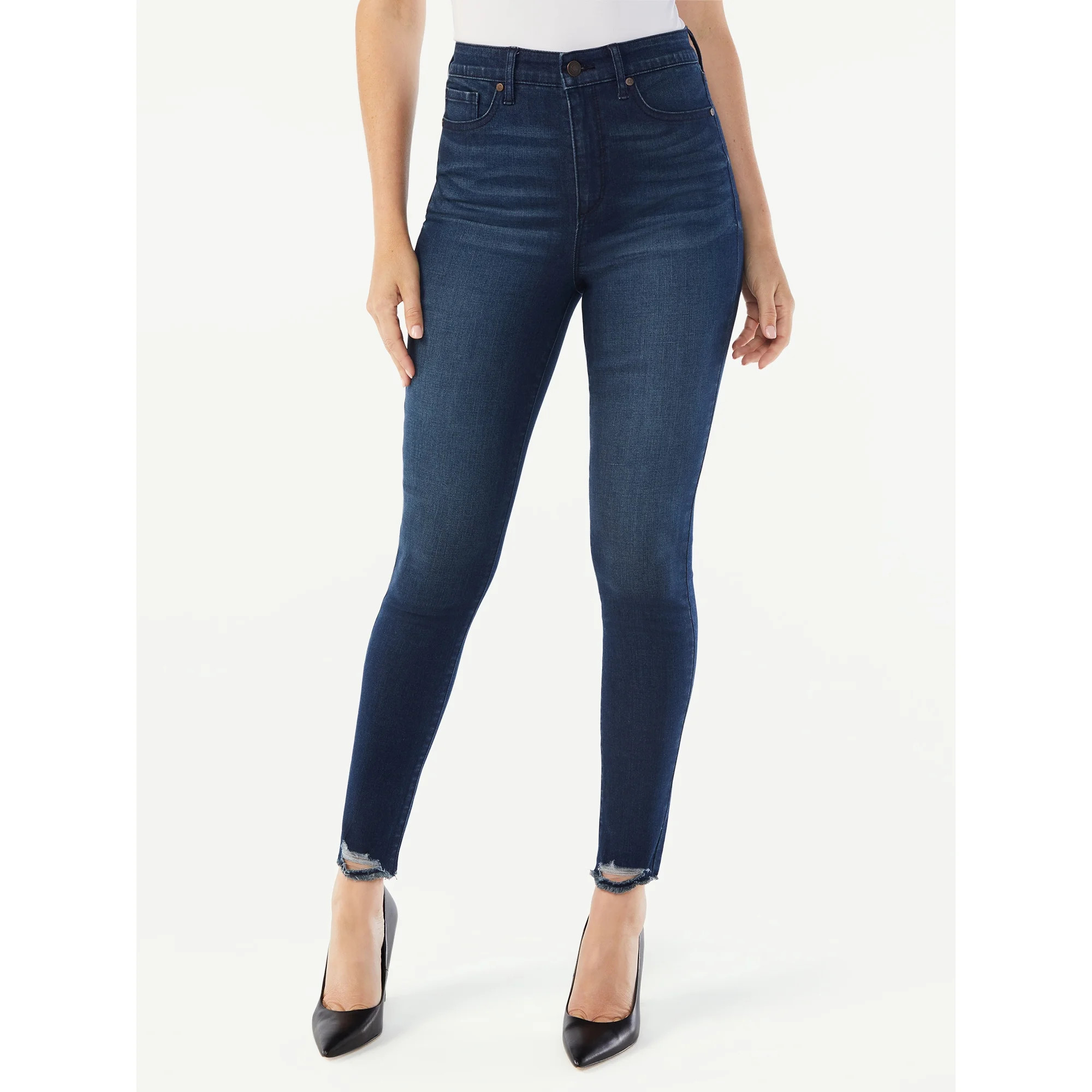 Sofia Jeans Women's Rosa Curvy Skinny Super High Rise Ankle Jeans | Walmart (US)