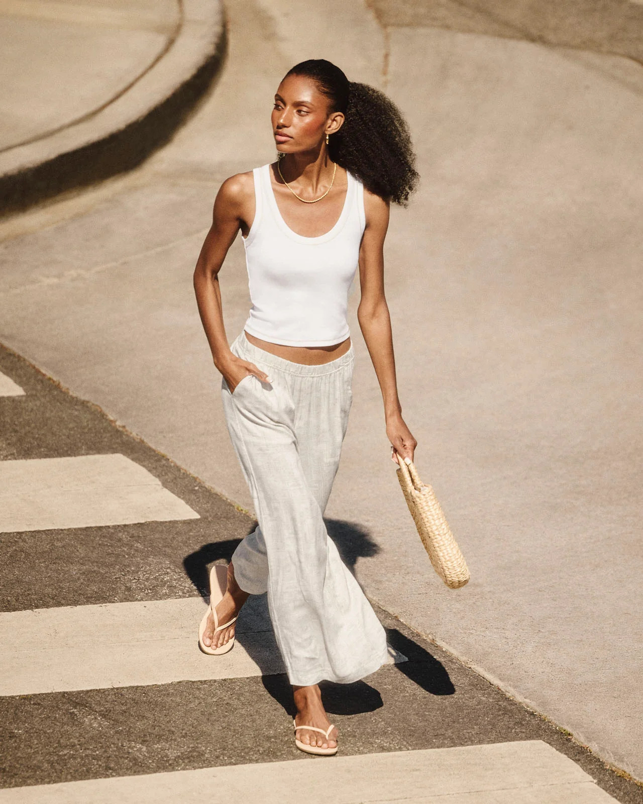 Angie Stamp Palazzo Pant | Splendid