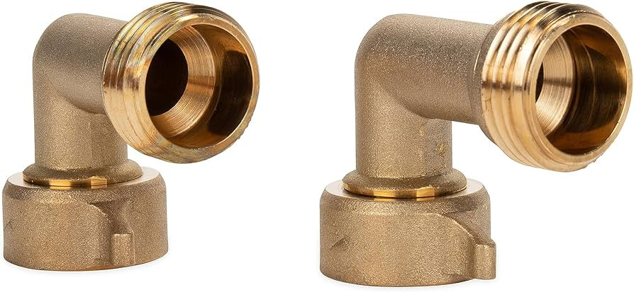 Camco 90-Degree Hose Elbow For RVs — Solid Brass Construction— Certified Lead-Free — Featur... | Amazon (US)