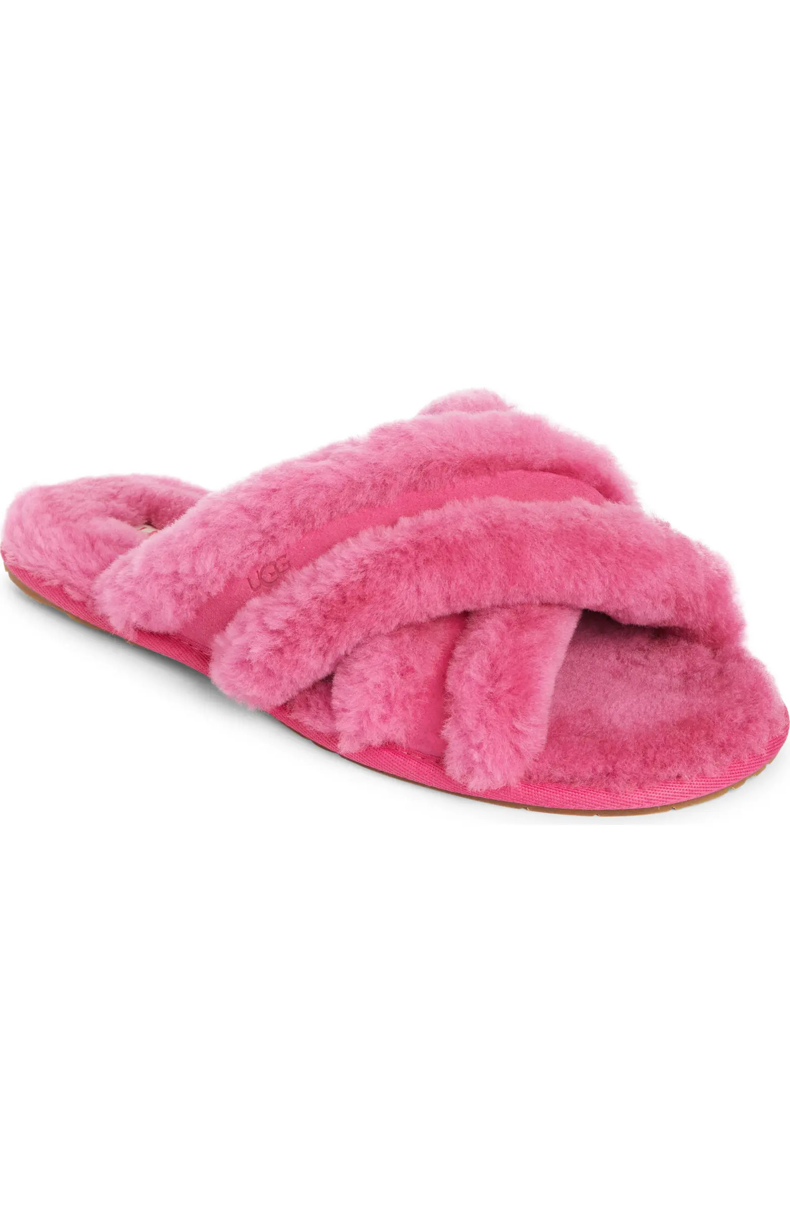 Scuffita Genuine Shearling Slide Slipper (Women) | Nordstrom