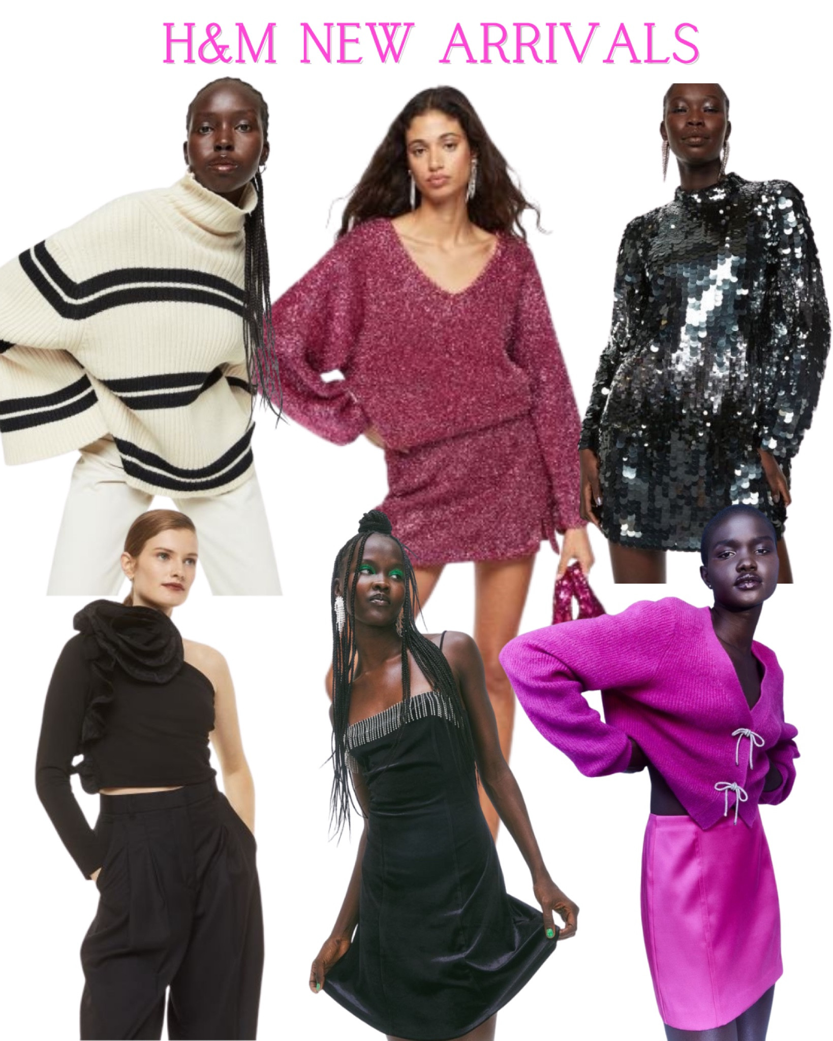 H&M New Arrivals, New Years Eve, Holiday Outfits 
#LTKHoliday
#LTKSeasonal
#LTKstyletip

#LTKHoliday #LTKSeasonal #LTKstyletip