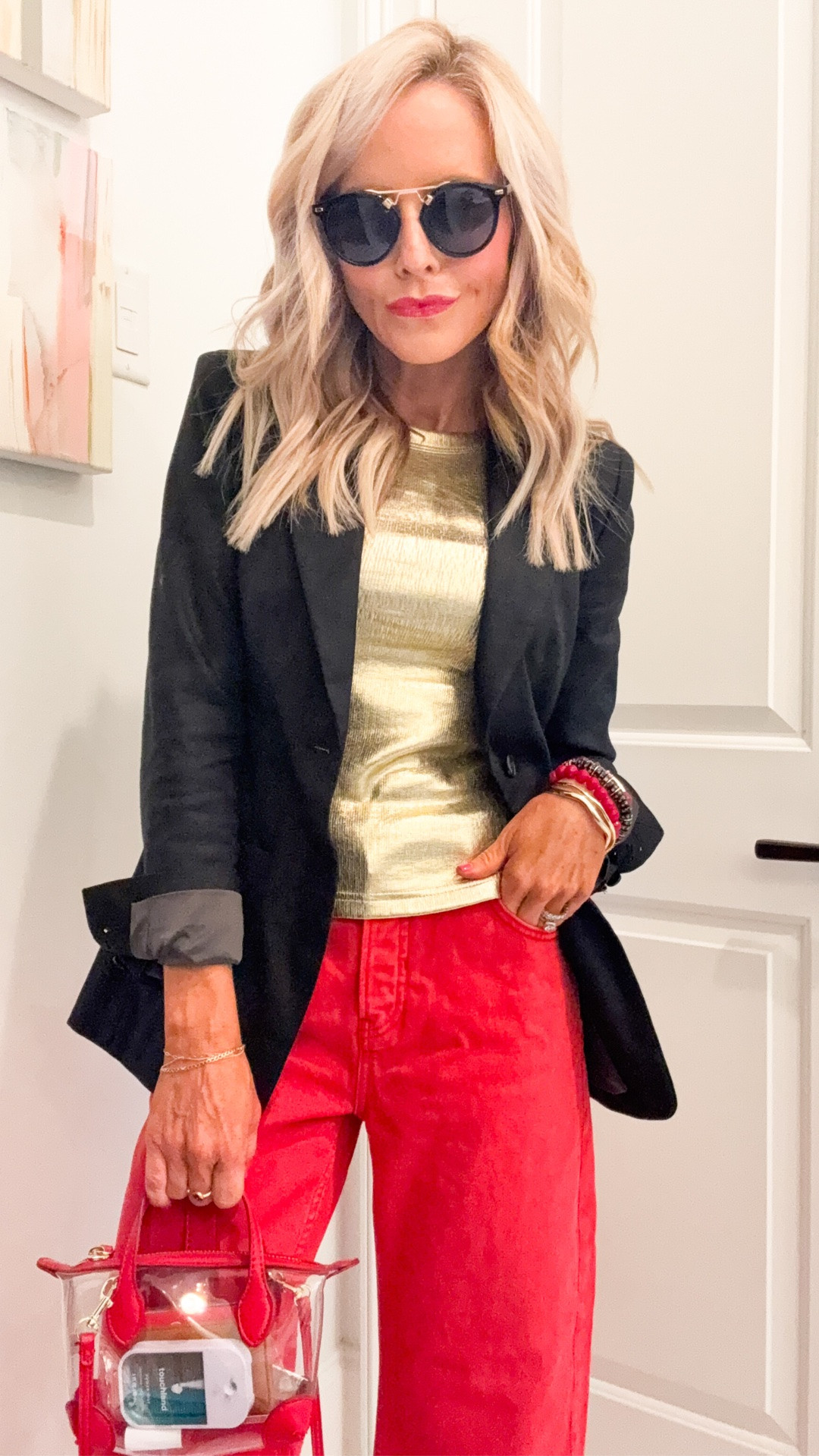 Bruno Mars ready!! wearing size 24 in denim, small in tank and 00 in @jcrew blazer •

#LTKmomlife #LTKSeasonal #LTKootd
