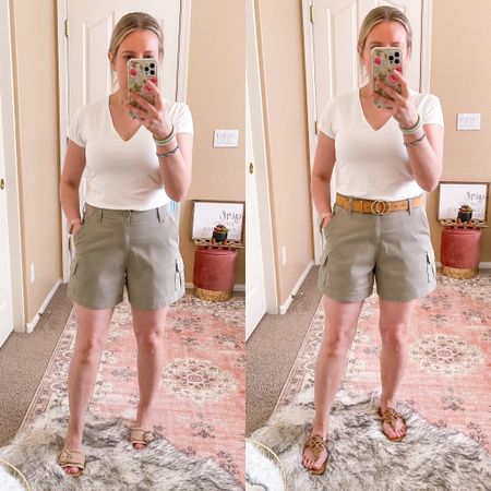 I never liked cargo pants, but these cargo shorts from Walmart are so good! Wearing 6M in mushroom color. 





Walmart fashion, Walmart finds, summer outfit, shorts, mom shorts, Walmart shorts 

#LTKstyletip #LTKover40 #LTKfindsunder50