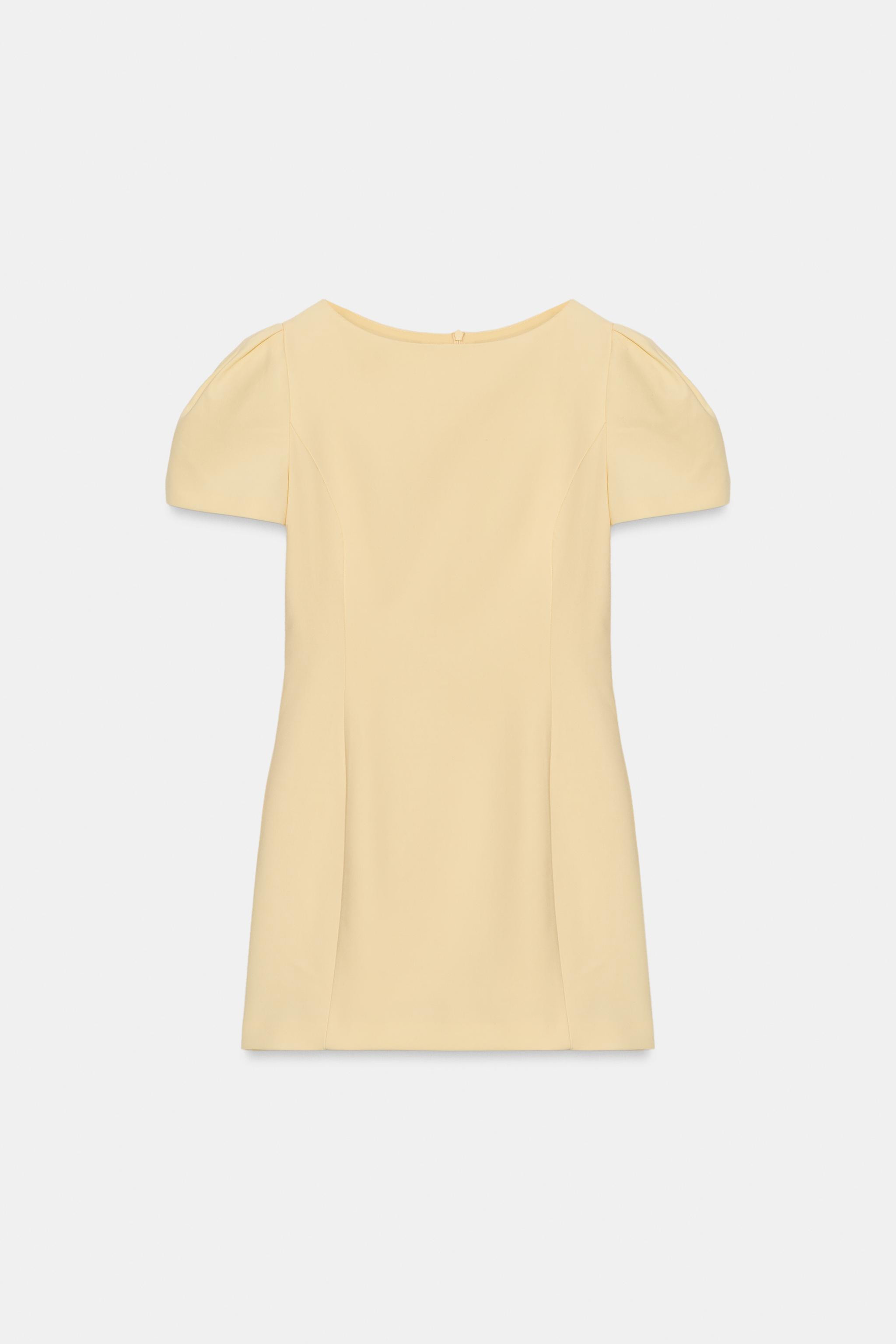 SHORT PLEATED POCKET DRESS | Zara US