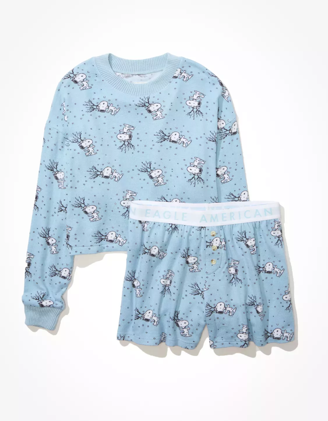 AE Peanuts Snoopy Plush PJ Set curated on LTK