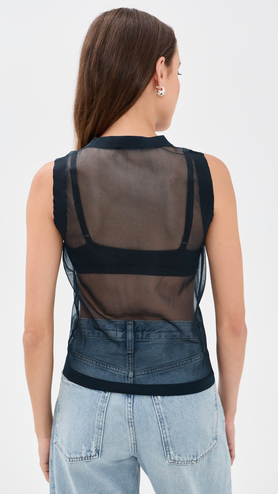 Renggli Sheer Knit Vest | Shopbop | Shopbop