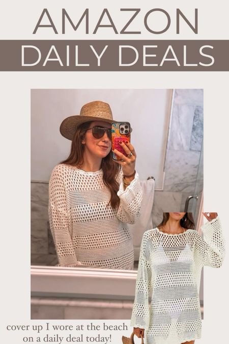 cover up I wore at the beach on a daily deal today! affiliate link