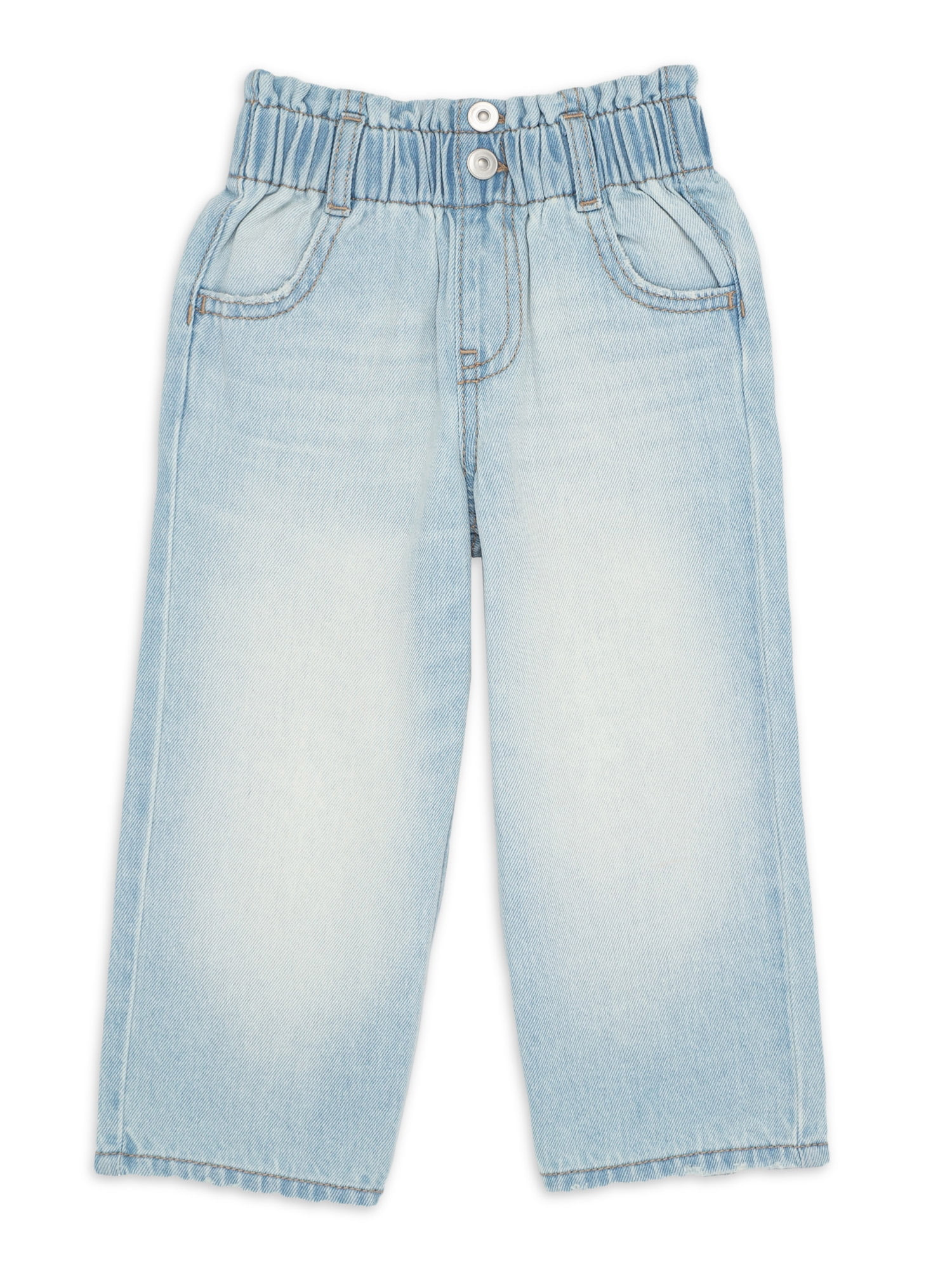 Wonder Nation Baby and Toddler Girl Fashion Denim Pants, 12 Months-5T - Walmart.com | Walmart (US)