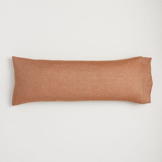 European Flax Linen Body Pillow Cover | West Elm (US)