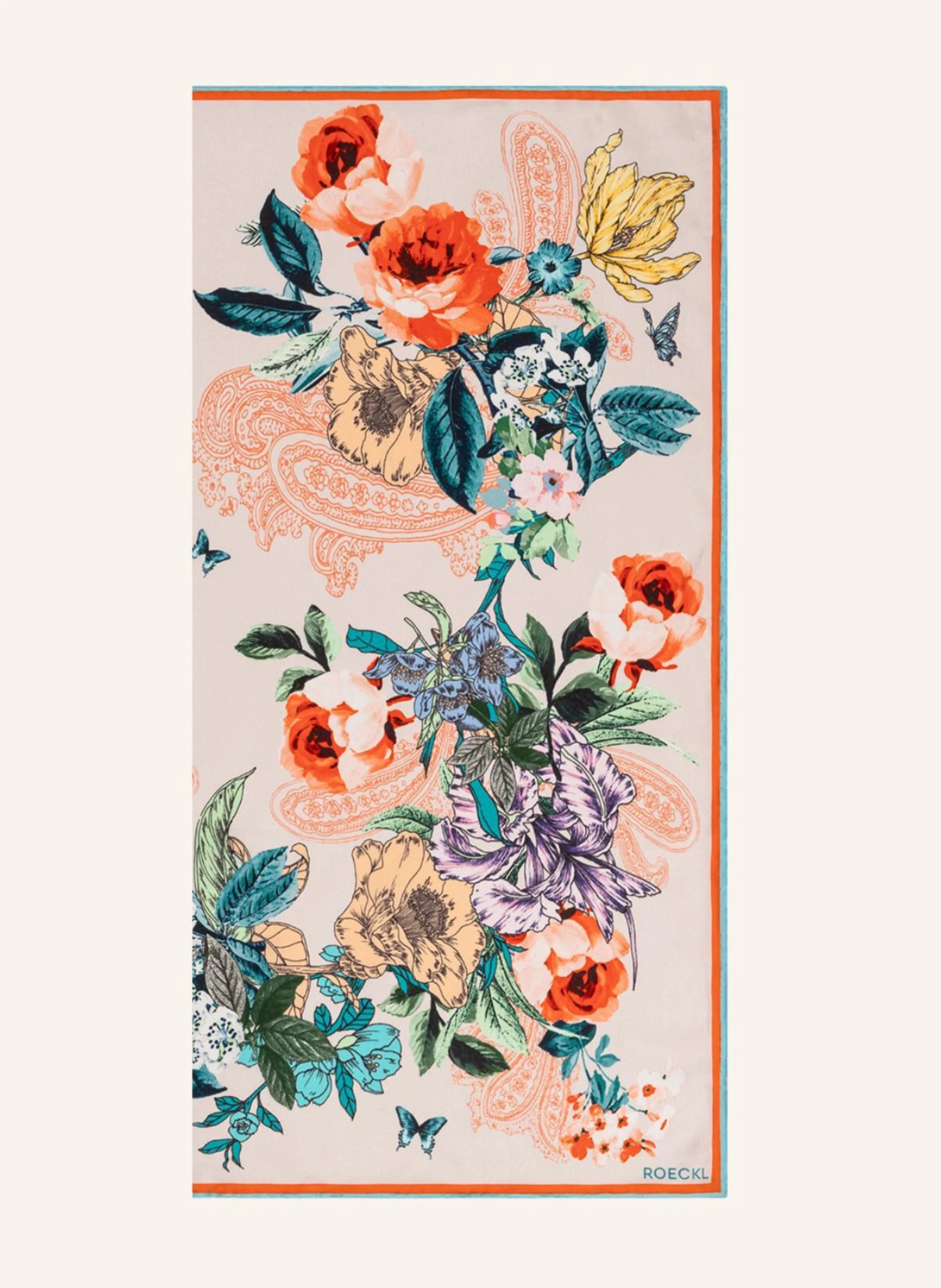 ROECKL Seidentuch PAISLEY & FLOWERS in orange | Breuninger (DACH)