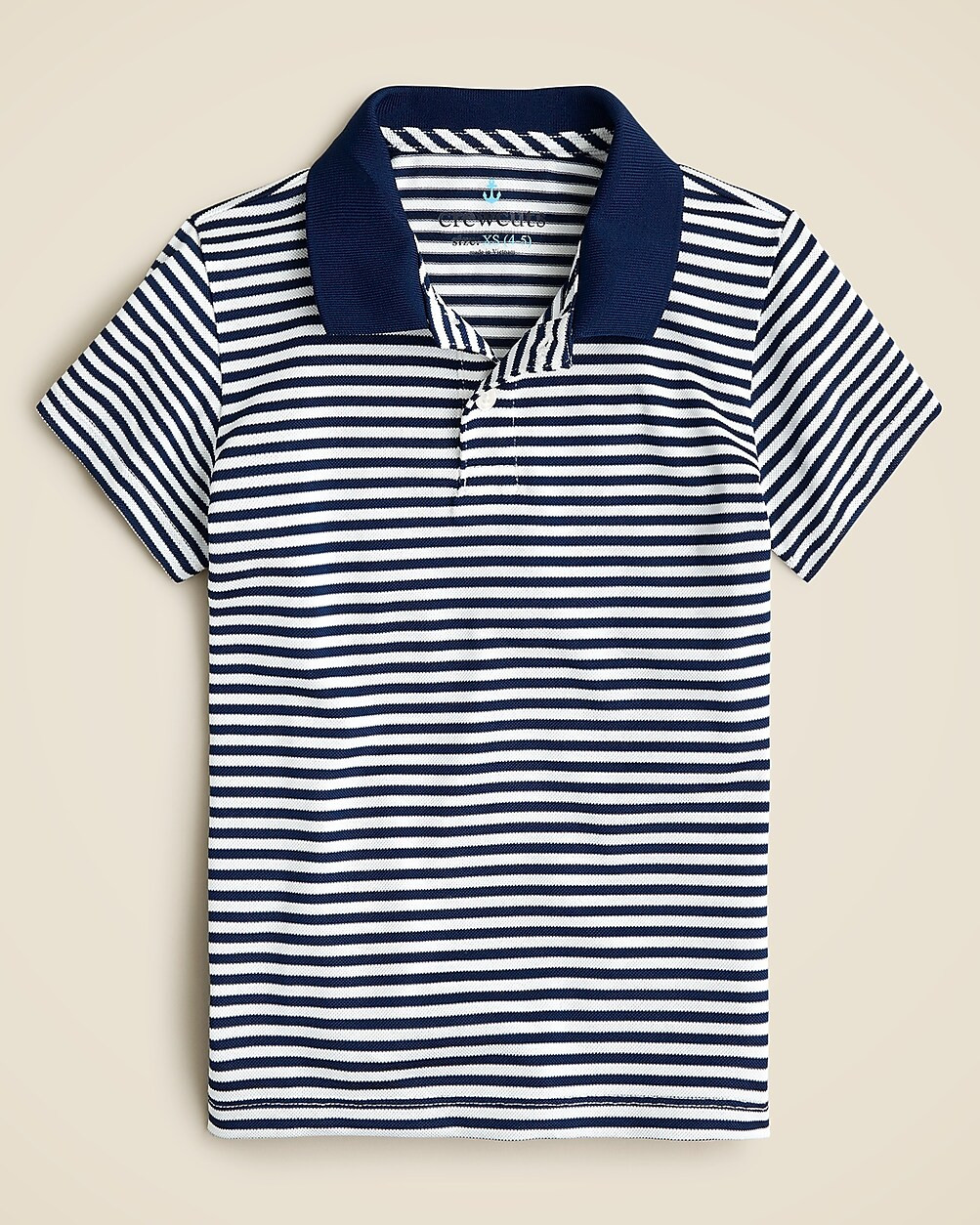 Kids' active piqué polo shirt in stripe | J. Crew US