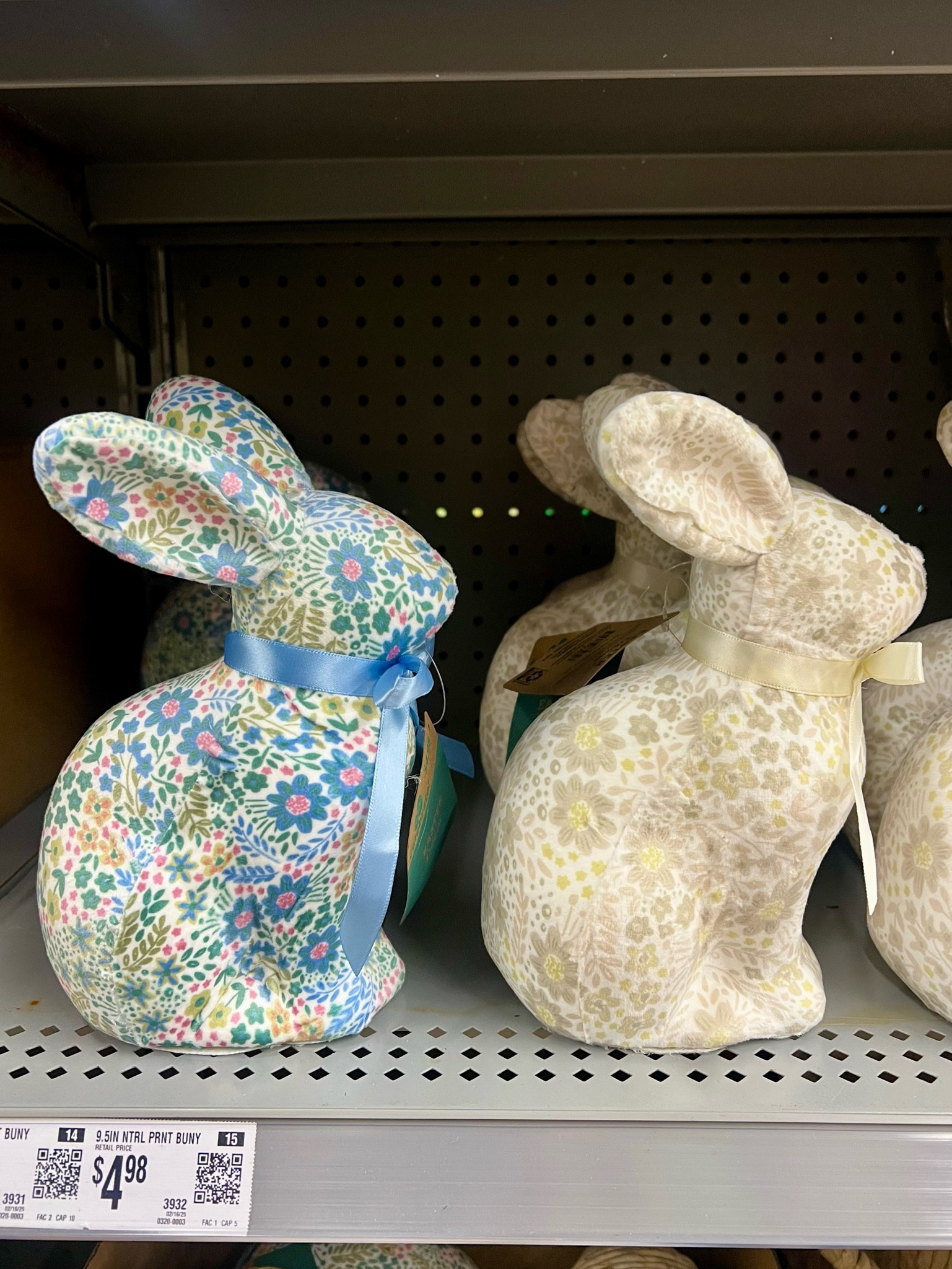 These blue and white floral bunnies are the sweetest touch for Spring! 💙 

#LTKSeasonal #LTKHome #LTKFindsUnder50