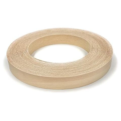 Edge Supply Birch 3/4” X 250' Roll of Plywood Edge Banding – Pre-glued Real Wood Veneer Edgin... | Amazon (US)