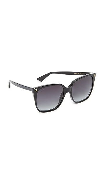 Lightness Square Sunglasses | Shopbop