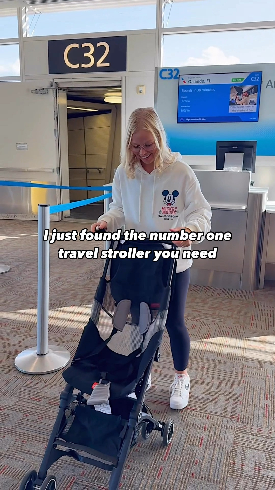 Best travel stroller ever! This thing folds up small enough to fit under a plane seat! 🤯

#LTKFamily #LTKTravel #LTKKids