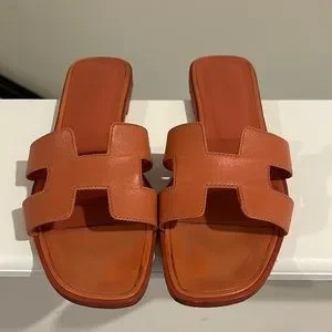 Hermes Oran Sandals Size E.U. 40.5 | Poshmark