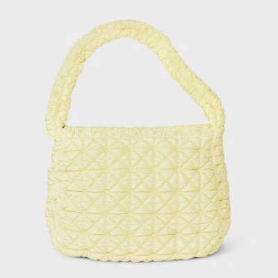 Puffer Hobo Shoulder Bag - Wild Fable™ Yellow | Target