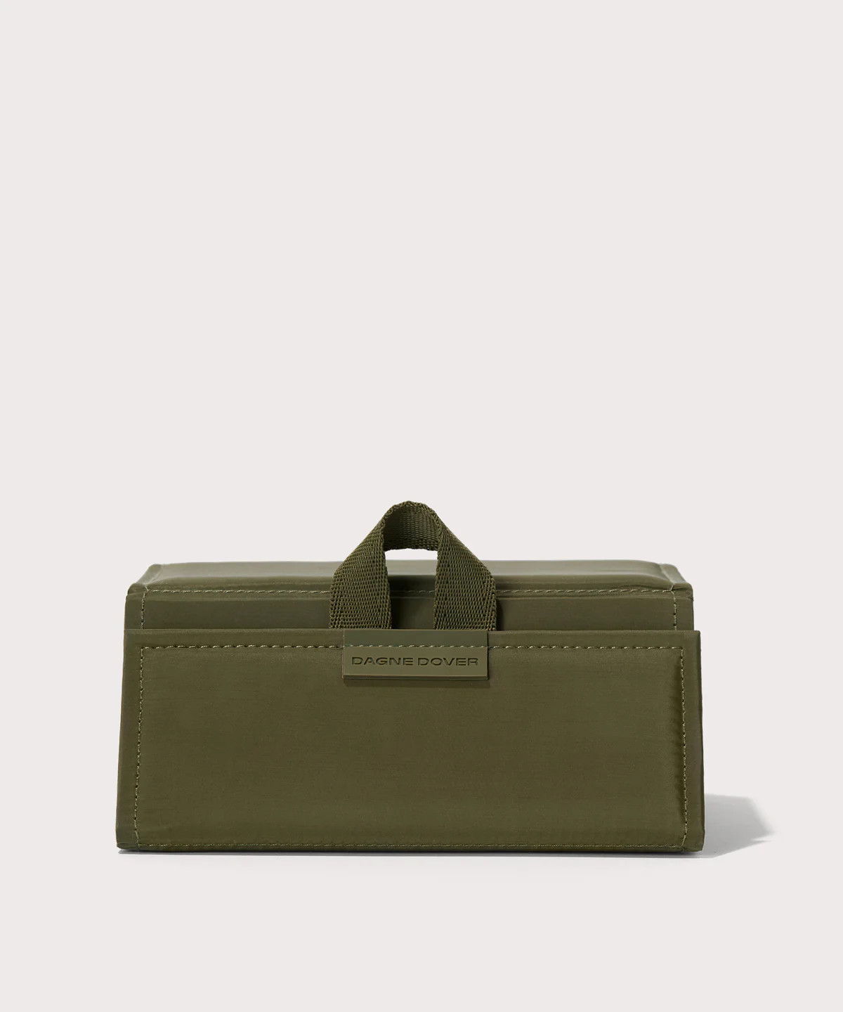 Remi Glasses Case in Dark Moss | Dagne Dover