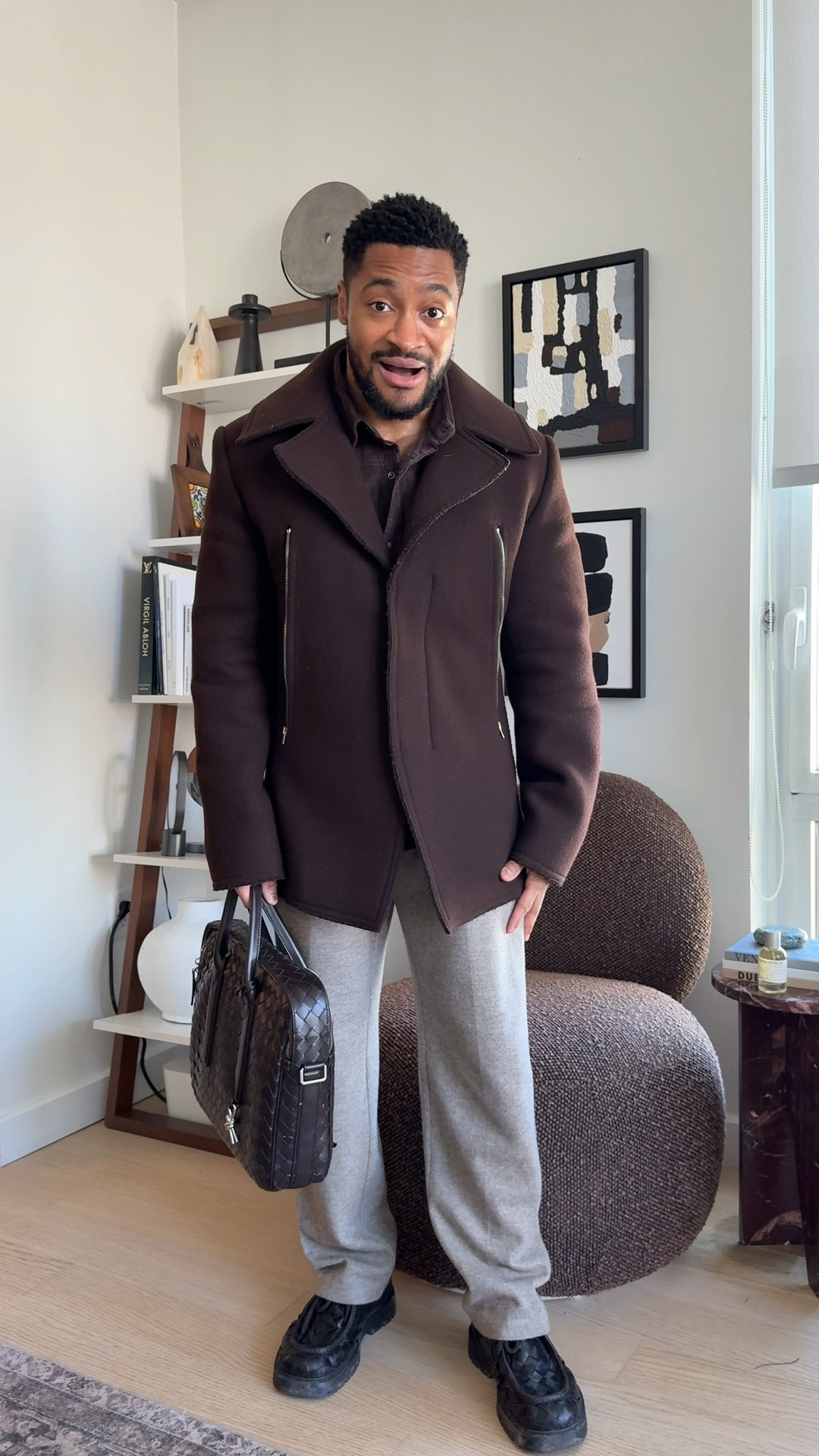 Acne Studio Jacket
Brunello Cucinelli Pants
Bottega Veneta Shoes and Bag


#LTKStyleTip #LTKMens #LTKWatchNow