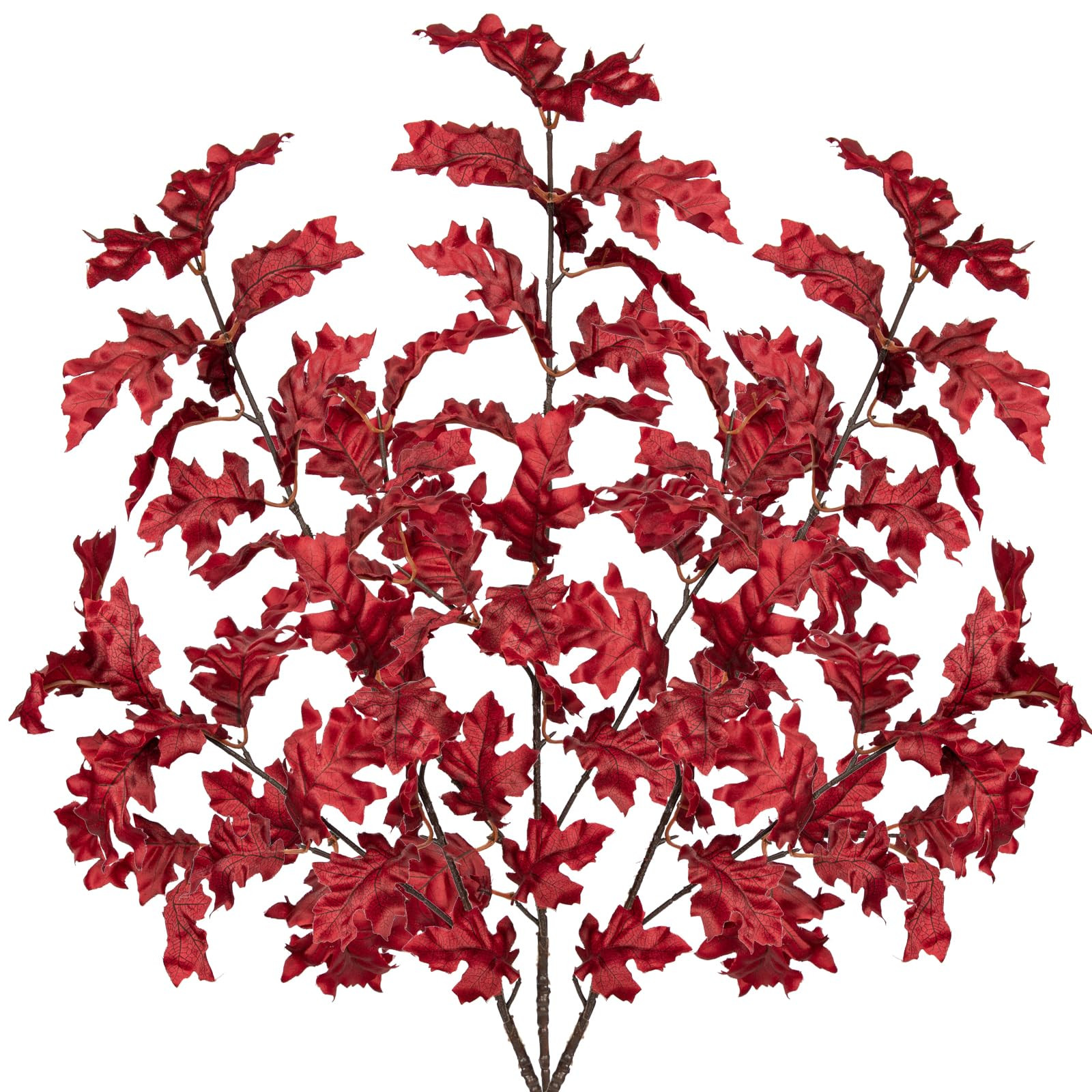 Fall Leaves Stems 34.3 Inch Long Artificial Oak Faux Fall Leaves Oak Fall Stems for Table Centerp... | Amazon (US)