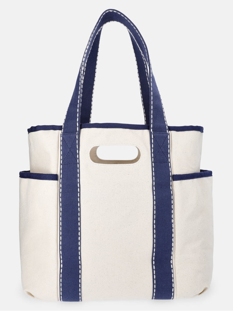 No Boundaries Women's Americana Cut Out Tote Bag, Natural | Walmart (US)