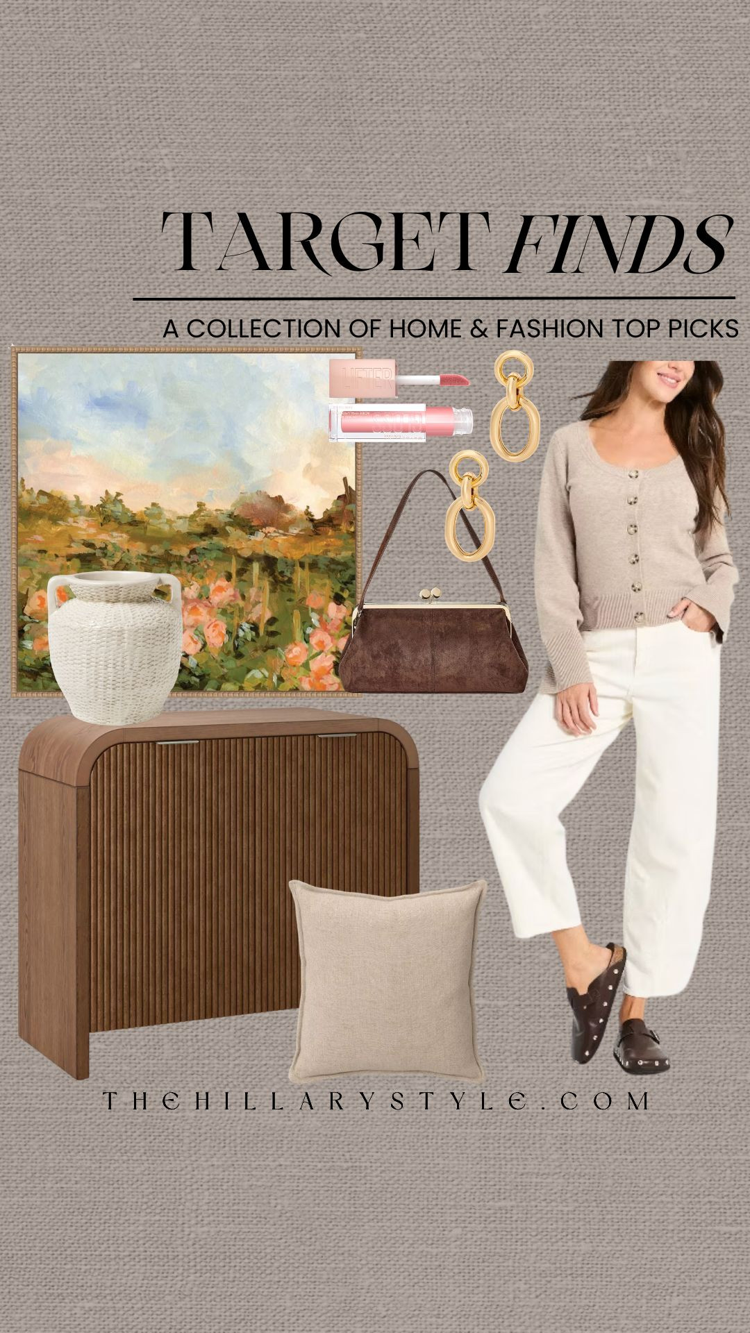Target Style: Transitional Brown Aesthetic for Home and Fashion 2026

Refresh your space and wardrobe with these Target transitional finds that lean into the Poetcore aesthetic. We’re seeing a shift toward grounded, earthy neutrals and utilitarian style this season. From Target home decor staples like brass accents and textured vases to versatile fashion basics, these brown-toned pieces are perfect for a spring refresh. Whether you're styling a neutral living room or building a minimalist capsule wardrobe, these affordable finds from Threshold and Studio McGee bring an elevated, timeless vibe to your daily life.

#TheHillaryStyle #TargetStyle #TargetFinds #TargetHome #TransitionalStyle #Poetcore #KhakiCoded #NeutralHomeDecor #SpringRefresh2026 #MinimalistFashion #TargetHaul #AffordableHome #EarthTones #CapsuleWardrobe #ThresholdTarget 

 

#LTKootd #LTKSeasonal #LTKHome