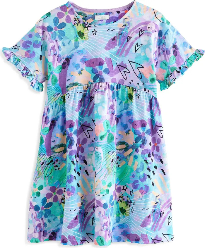 NEXT Kids' Empire Waist Cotton T-Shirt Dress | Nordstrom | Nordstrom