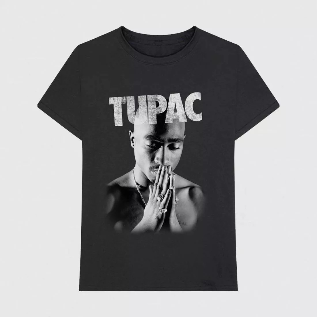 Men's Tupac Short Sleeve Graphic T-Shirt - Black | Target