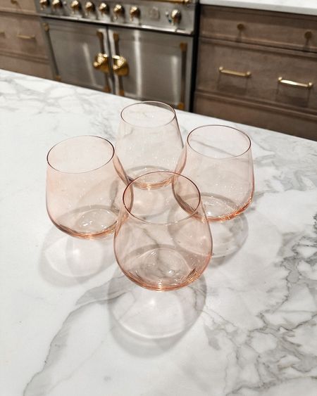 Amazon stemless wine glasses in blush #amazon #amazonfinds #wineglasses

#LTKhome #LTKfindsunder100