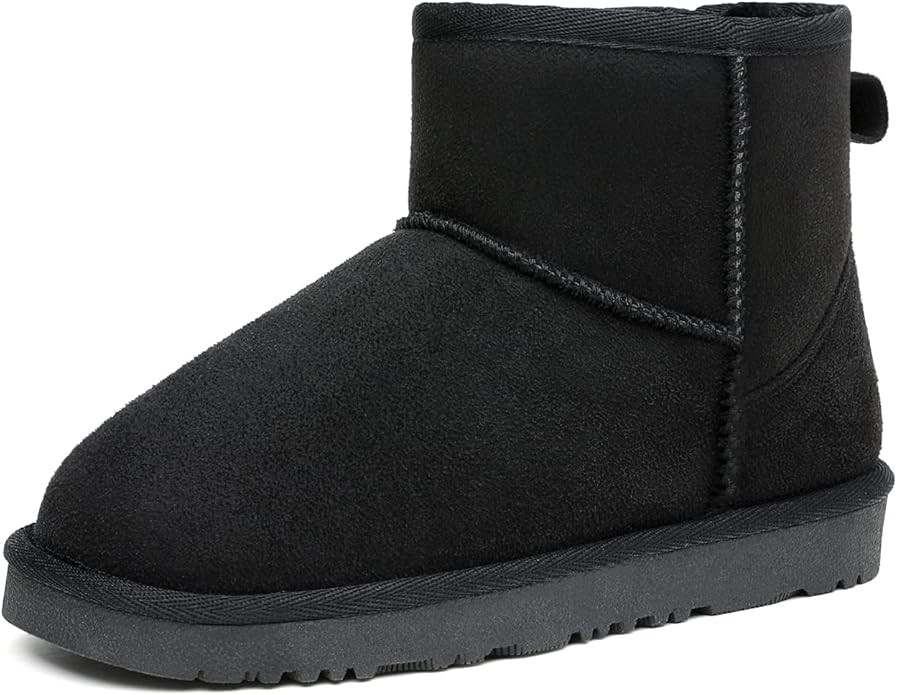 DREAM PAIRS Girls Boys Snow Boots Faux Fur Lined Kids Winter Ankle Shoes for Toddler/Little Kid/B... | Amazon (US)