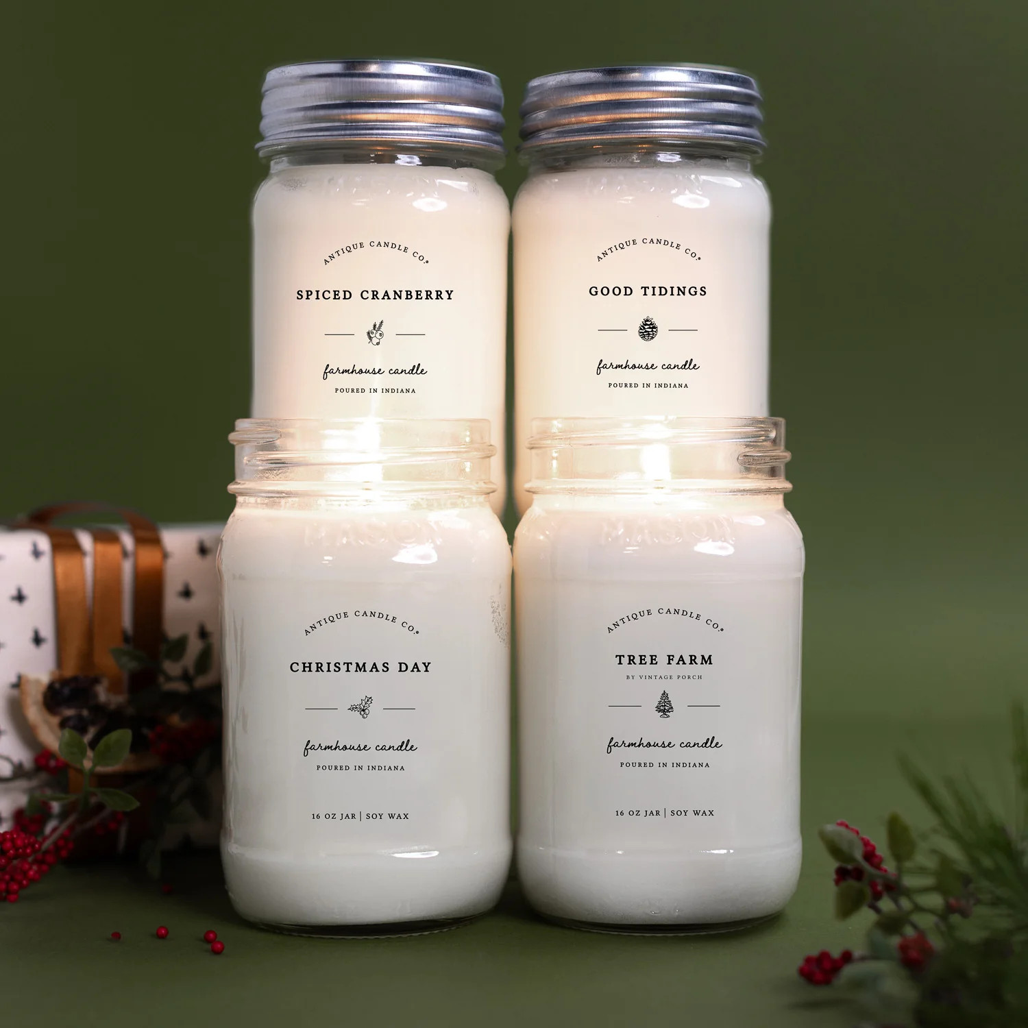 Christmas Bundle of Four | Antique Candle Co.