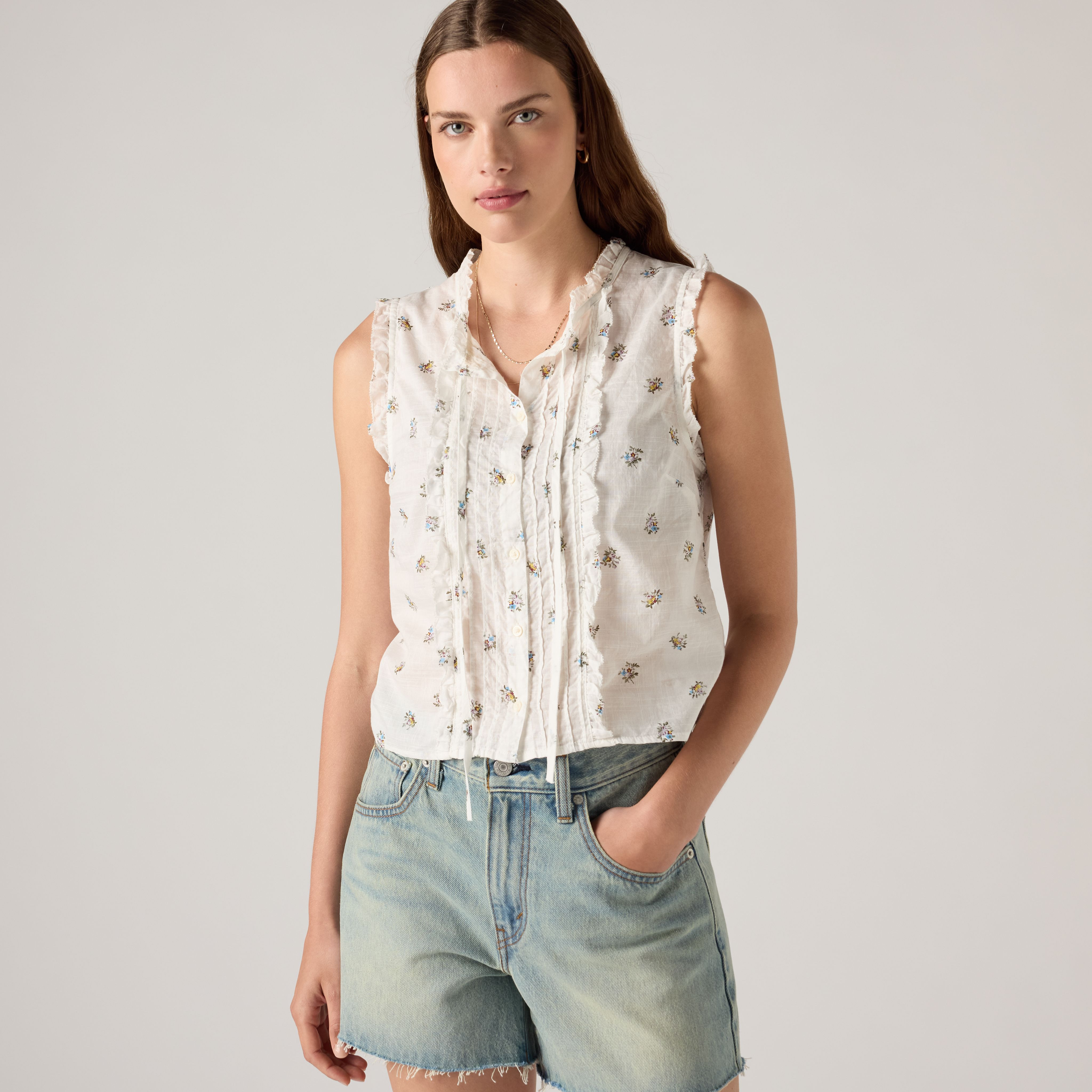 Levi's Shelby Sleeveless Slim Blouse - Women's S | Levi's US