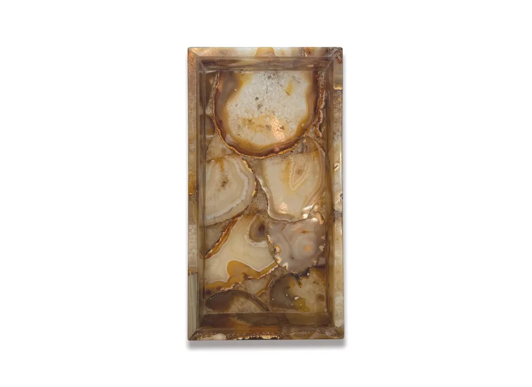 Natural Agate Vanity tray / decorative tray / towel holder / Ships from New York | Etsy (Global)