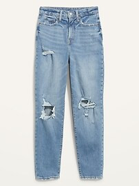 Higher High-Waisted O.G. Straight Ripped Jeans for Women | Old Navy (US)