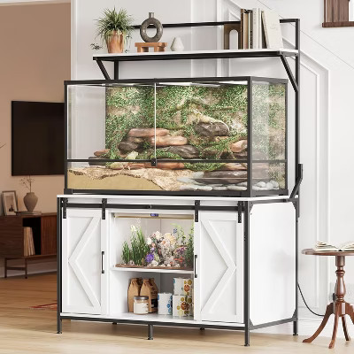 120 Gallon 48" x 24" Aquarium Stand for Fish Tank & Turtle ,Reptile,Amphibian Terrariums, MDF Tabletop & Drawers | Target