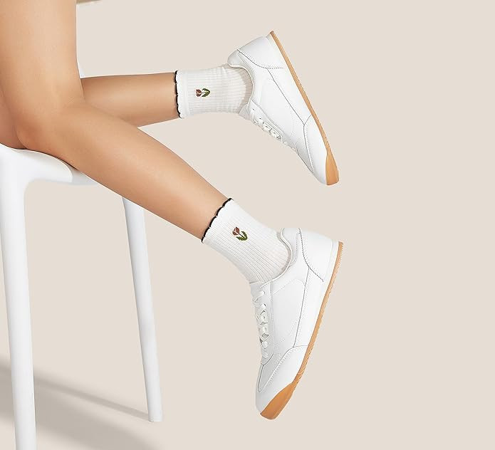 LUCKY STEP Women's Fashion Sneakers Neutral Comfortable Walking Running Gym Workout Shoes | Amazon (US)