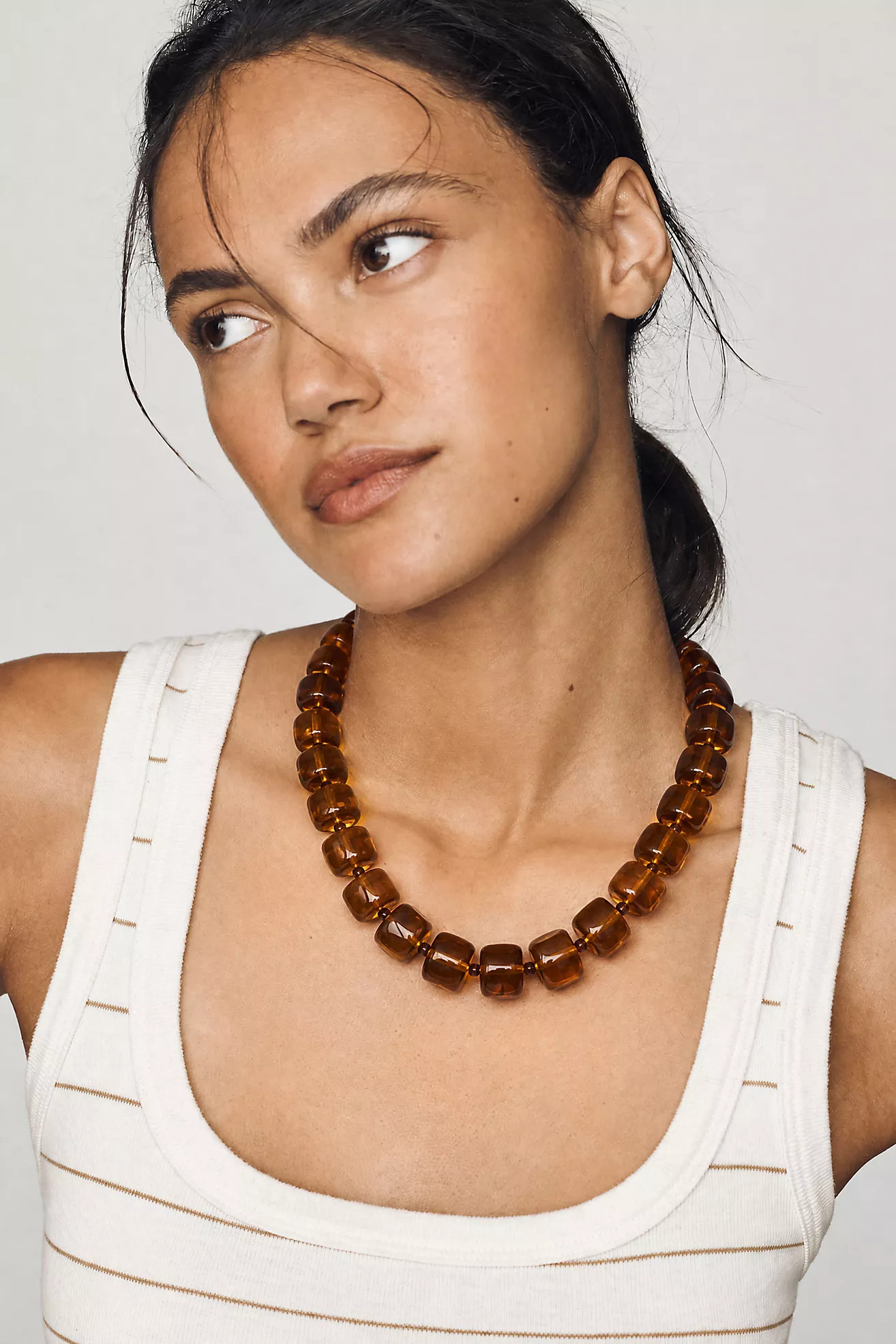 By Anthropologie Bowie Necklace, Medium Beads | Anthropologie (US)