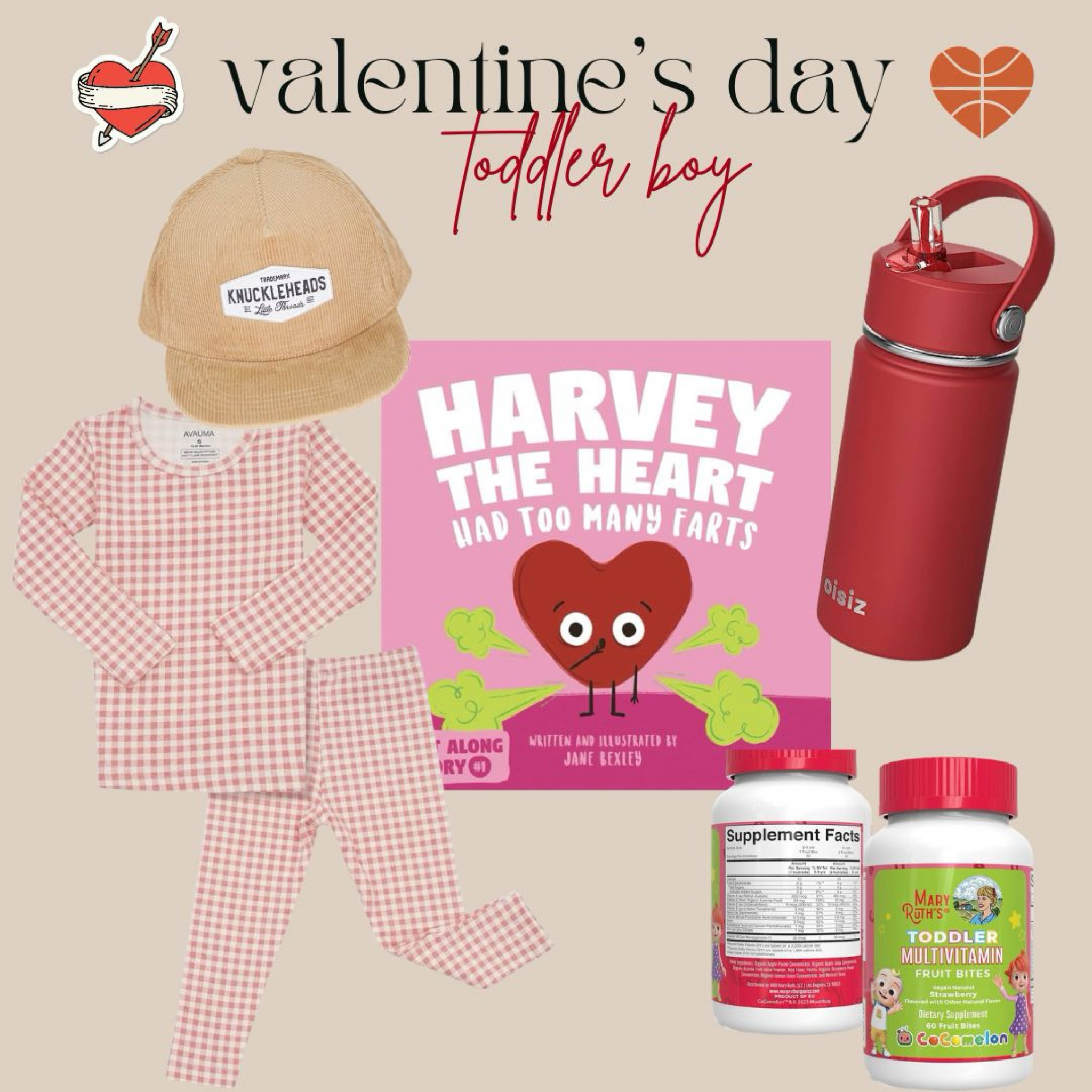 Baby boy Valentine’s Day, toddler boy Valentine’s Day, Valentine’s Day books, Valentine’s Day gift guide for toddlers, kids Valentine’s Day, toddler Valentines pajamas, toddler boy hat, toddler boy pajamas, toddler books, kids water bottle 

#LTKGiftGuide #LTKSeasonal #LTKMostLoved